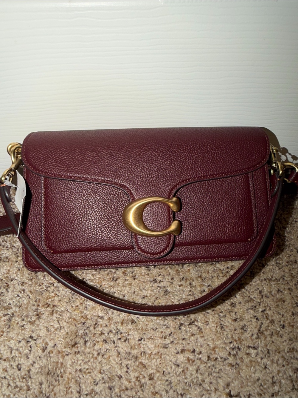NWT Coach Tabby Shoulder Bag 26 Merlot Brass CH857